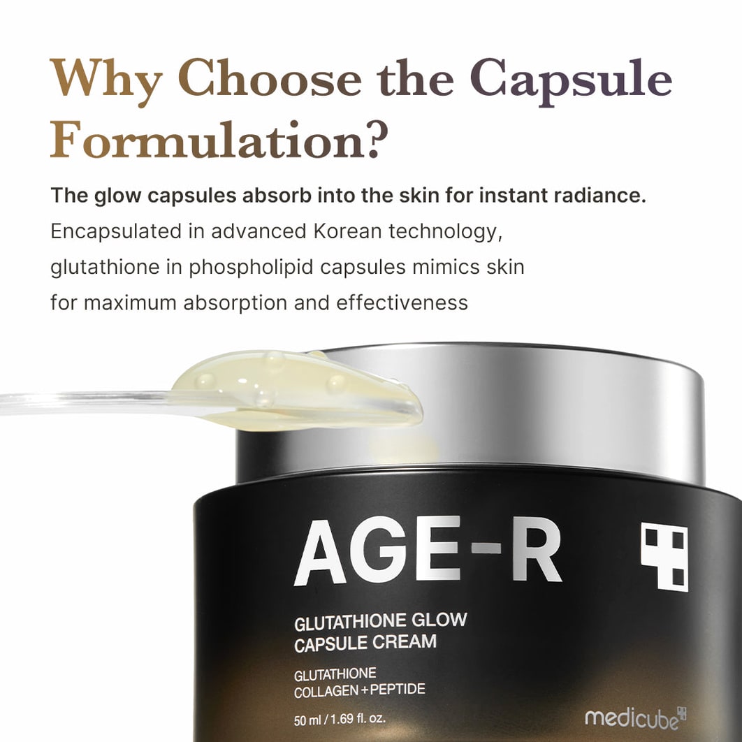 AGE-R Glutathione Glow Capsule Cream