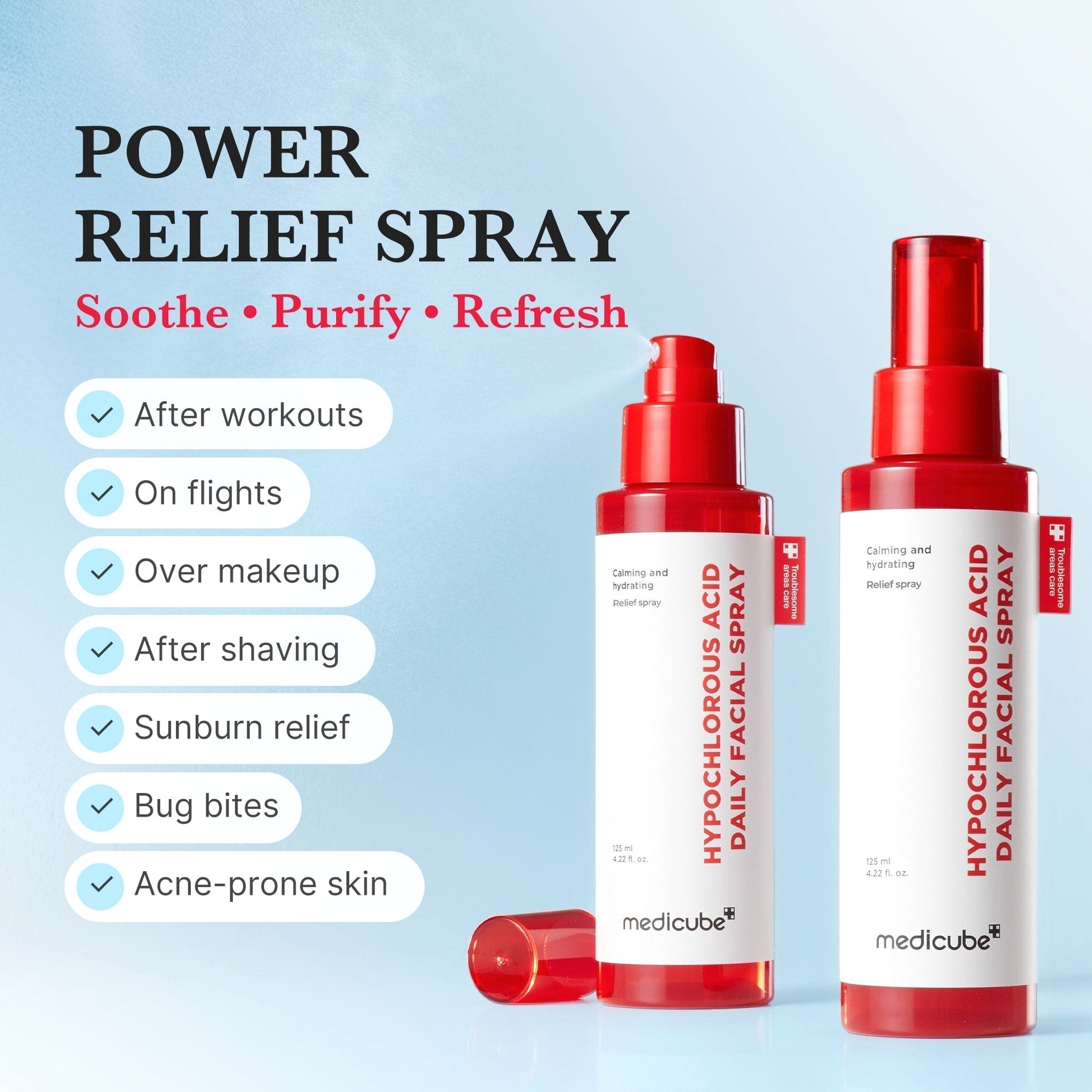 Hypochlorous Acid Power Soothing Spray
