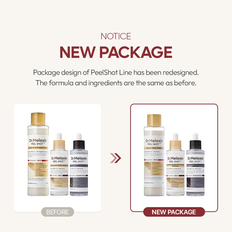 Peel Shot Glow White Rice Ampoule