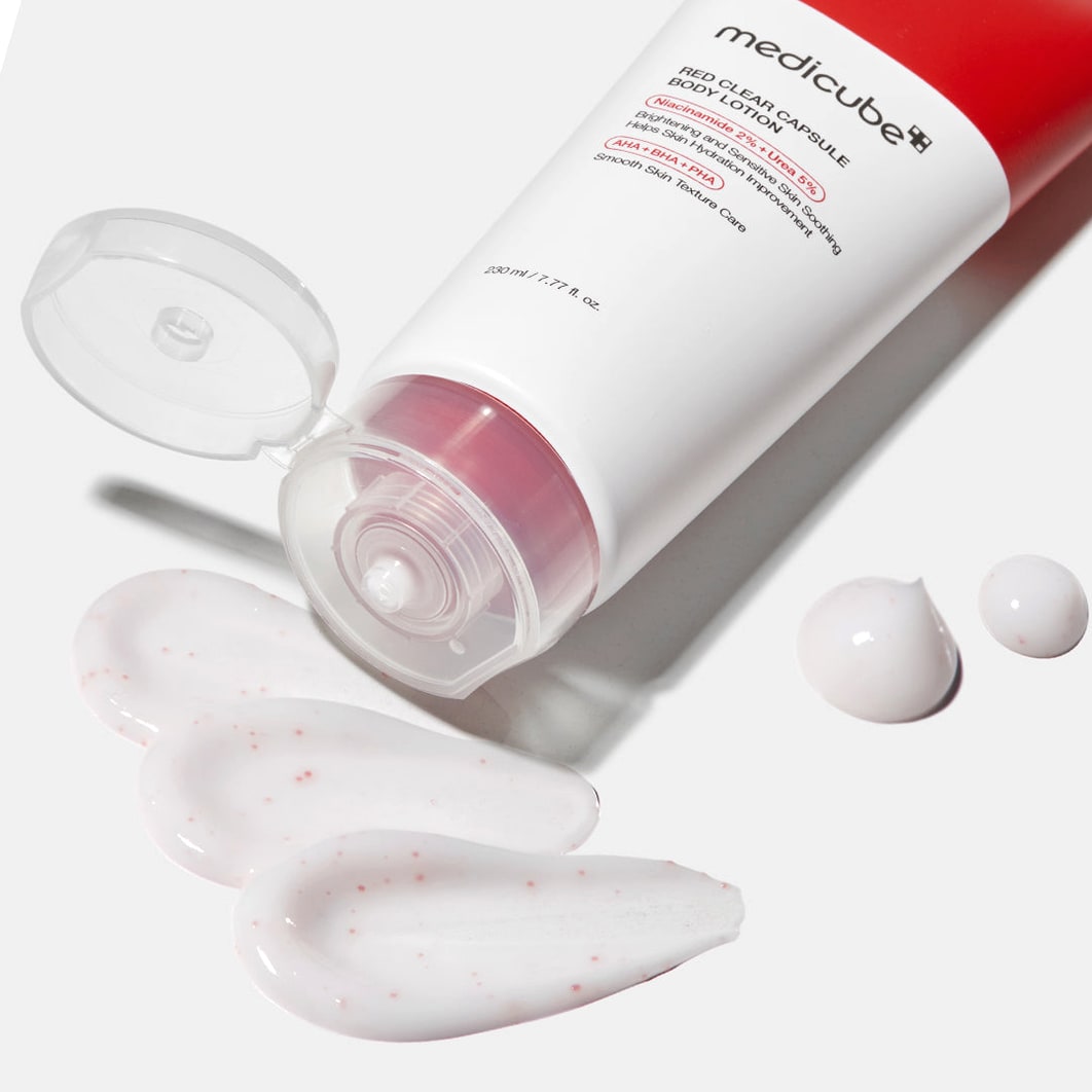 Red Clear Capsule Body Lotion